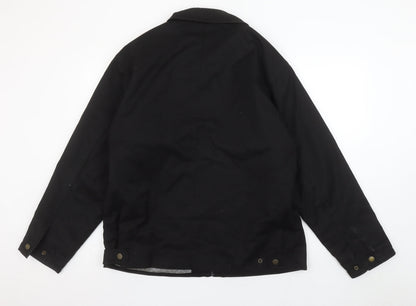 Mens UK Size L BHS Black Basic Jacket