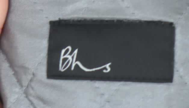 Mens UK Size L BHS Black Basic Jacket