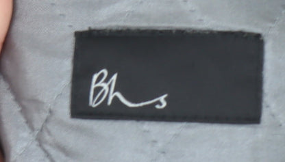 Mens UK Size L BHS Black Basic Jacket