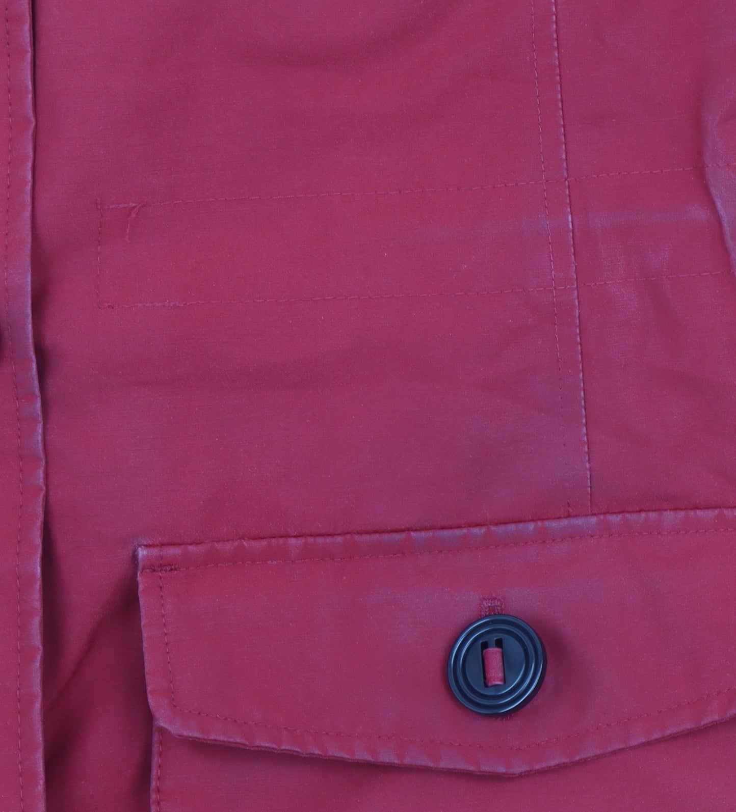 Womens UK Size 10 Marks and Spencer Red Parka Coat