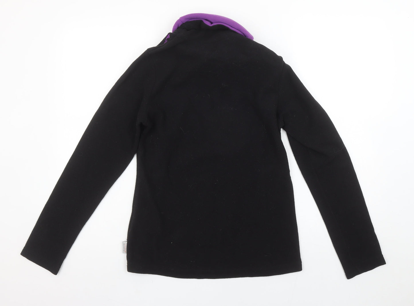 Womens UK Size S DECATHLON Black Pullover Sweatshirt