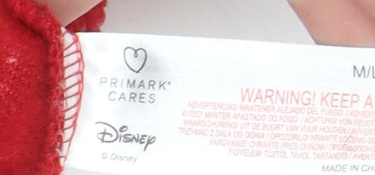 Primark Disney Women's Red Fleece Hooded Mickey Nightshirt M/L