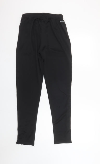Boys UK Size 13-14 Years adidas Regular Fit Jogger Black Trousers
