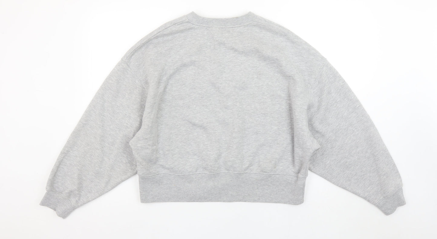 Womens UK Size S Primark Grey Pullover Sweatshirt
