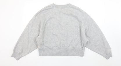 Womens UK Size S Primark Grey Pullover Sweatshirt