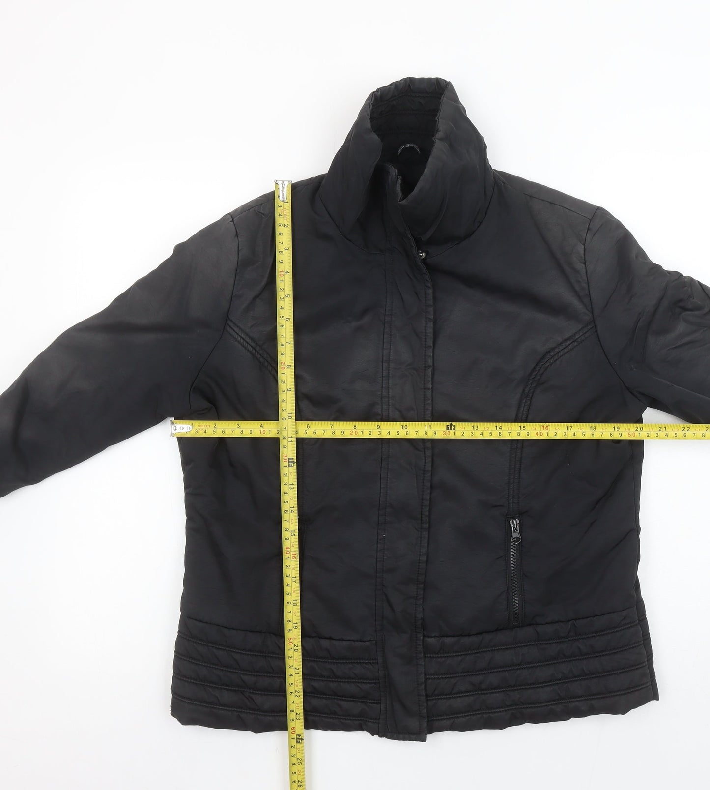 Womens UK Size 16 Select Black Puffer Jacket