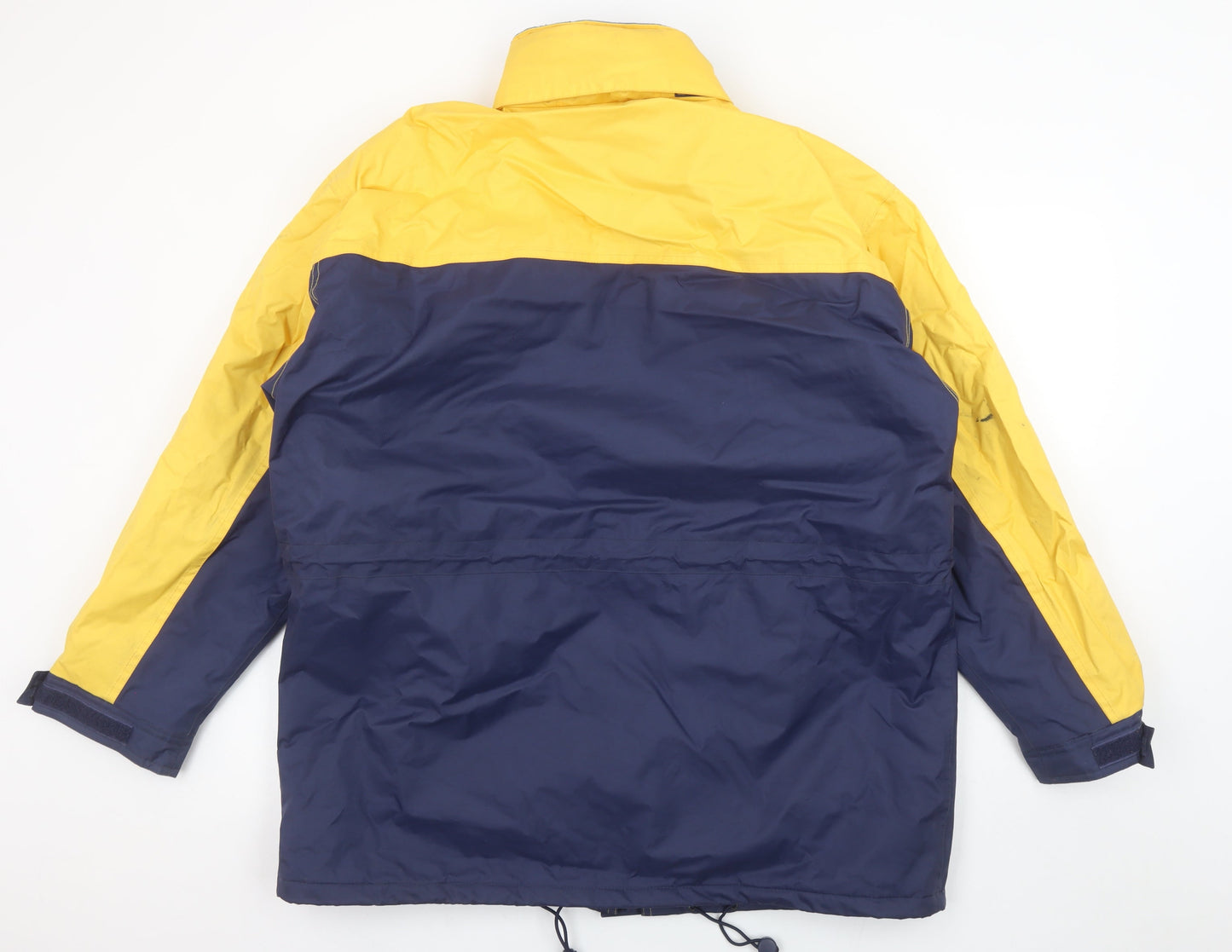 Feather Morse Sport Women’s Blue Yellow Waterproof Parka Jacket Size 14-16