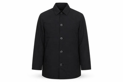 Mens UK Size L Brave Soul Black Overcoat