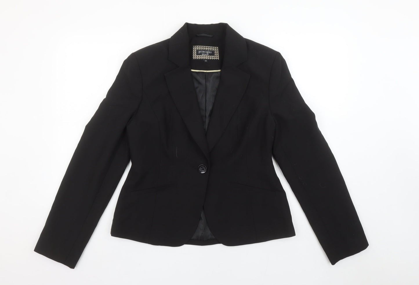 Womens UK Size 12 Principles by Ben de Lisi Regular Black Blazer