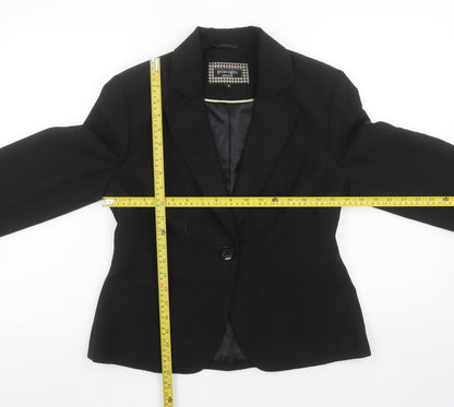 Womens UK Size 12 Principles by Ben de Lisi Regular Black Blazer