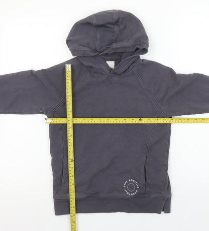 Boys UK Size 9 Years John Lewis & Partners Grey Pullover Hoodie