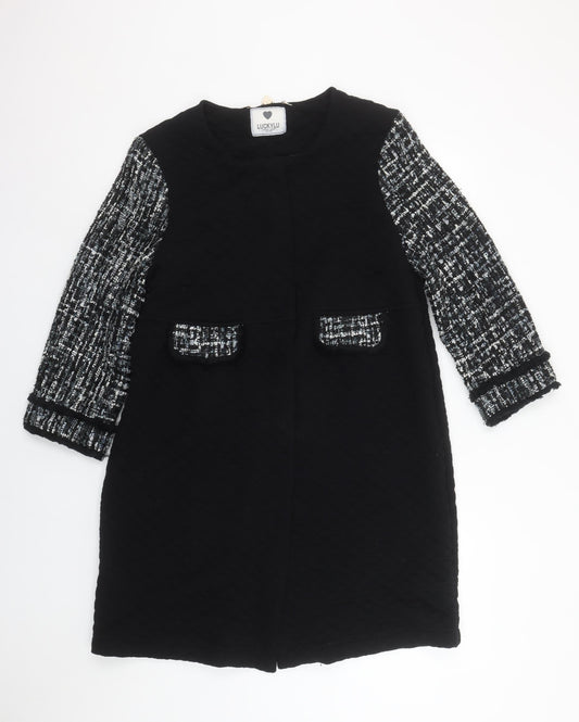 Womens UK Size XL Luckylu Black Overcoat