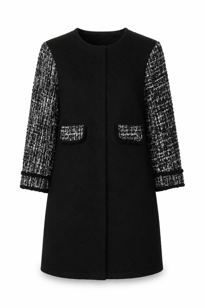 Womens UK Size XL Luckylu Black Overcoat