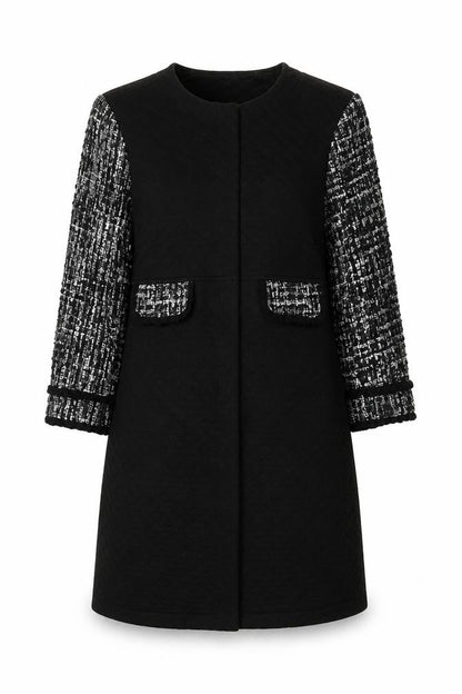 Womens UK Size XL Luckylu Black Overcoat