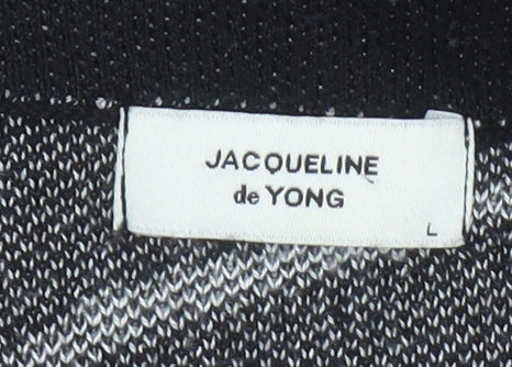 Womens UK Size L Jacqueline de Yong Black Pullover Jumper