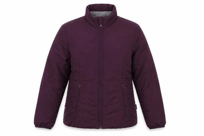 Womens UK Size L DECATHLON Purple Puffer Jacket