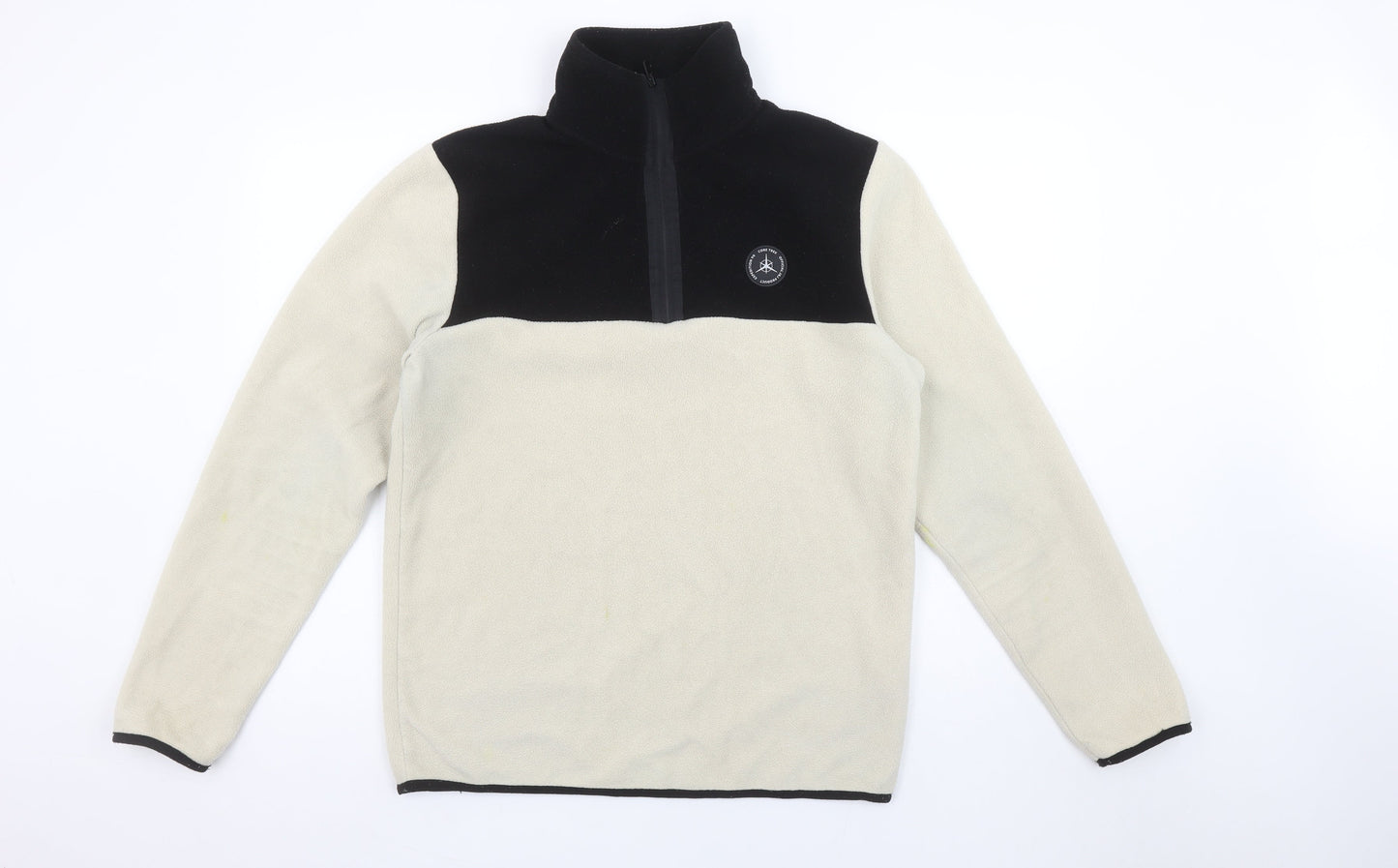 Mens UK Size M JACK & JONES Beige Pullover Sweatshirt