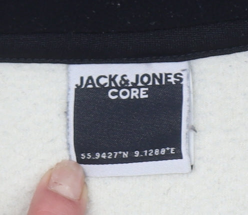 Mens UK Size M JACK & JONES Beige Pullover Sweatshirt