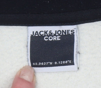 Mens UK Size M JACK & JONES Beige Pullover Sweatshirt