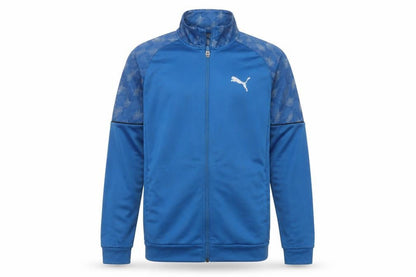 Puma Boys Blue Full Zip Active Sweatshirt 13-14 Years 164 Regular Fit
