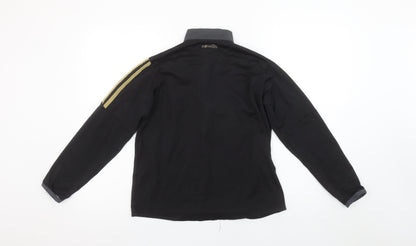O'Neills Boys Black Half Zip Galway United Football Sweatshirt Age 13