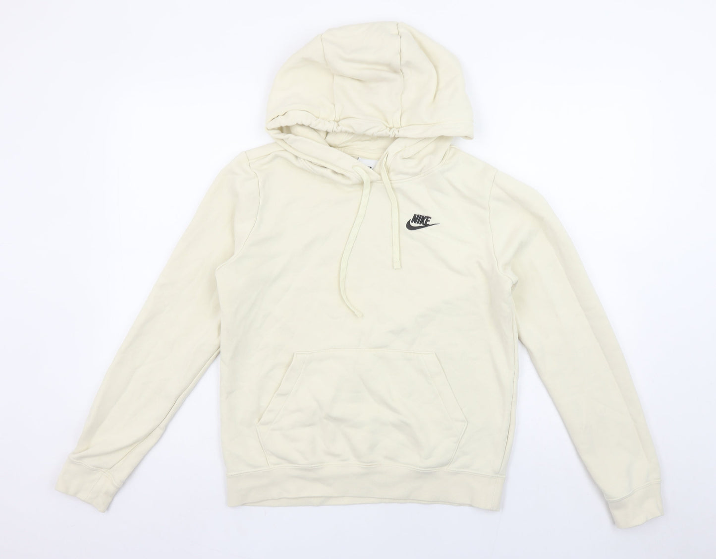 Womens UK Size XS Nike Beige Pullover Hoodie