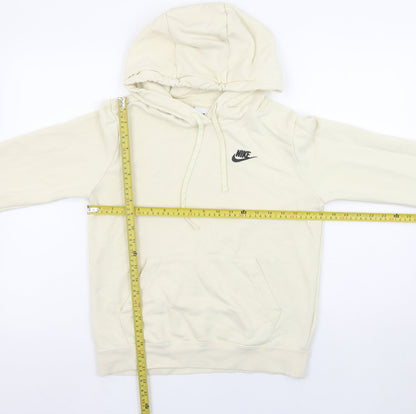 Womens UK Size XS Nike Beige Pullover Hoodie