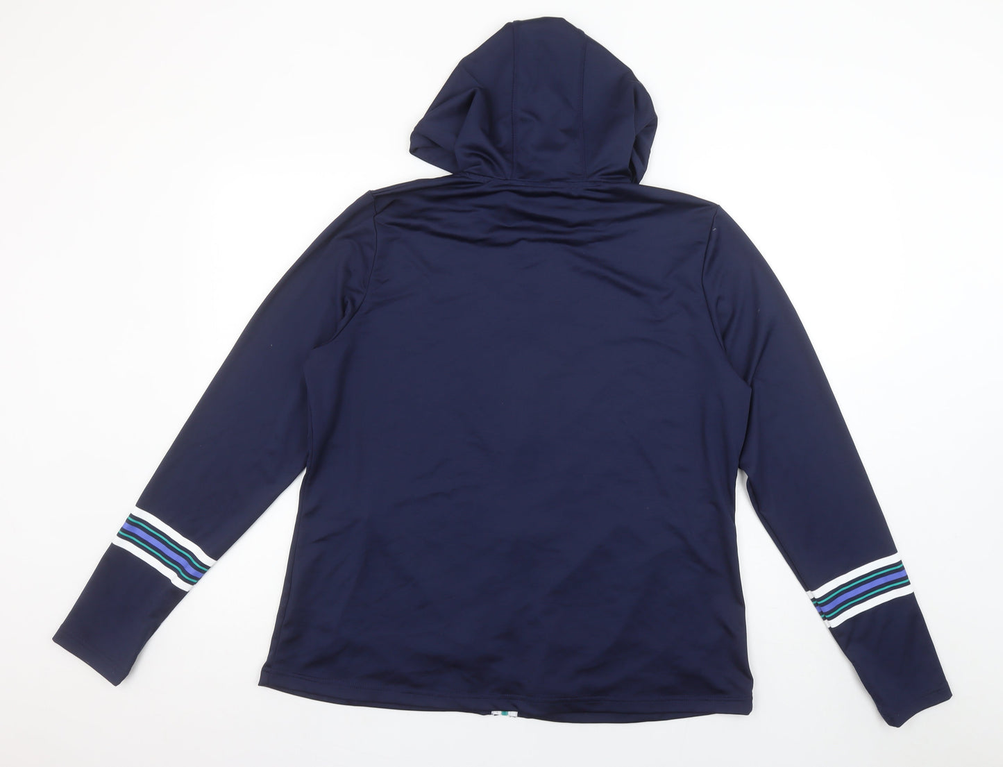 Womens UK Size L Dunnes Stores Blue Full Zip Hoodie