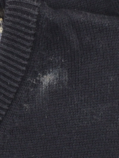 Mens UK Size XL Benetti Blue Pullover Jumper