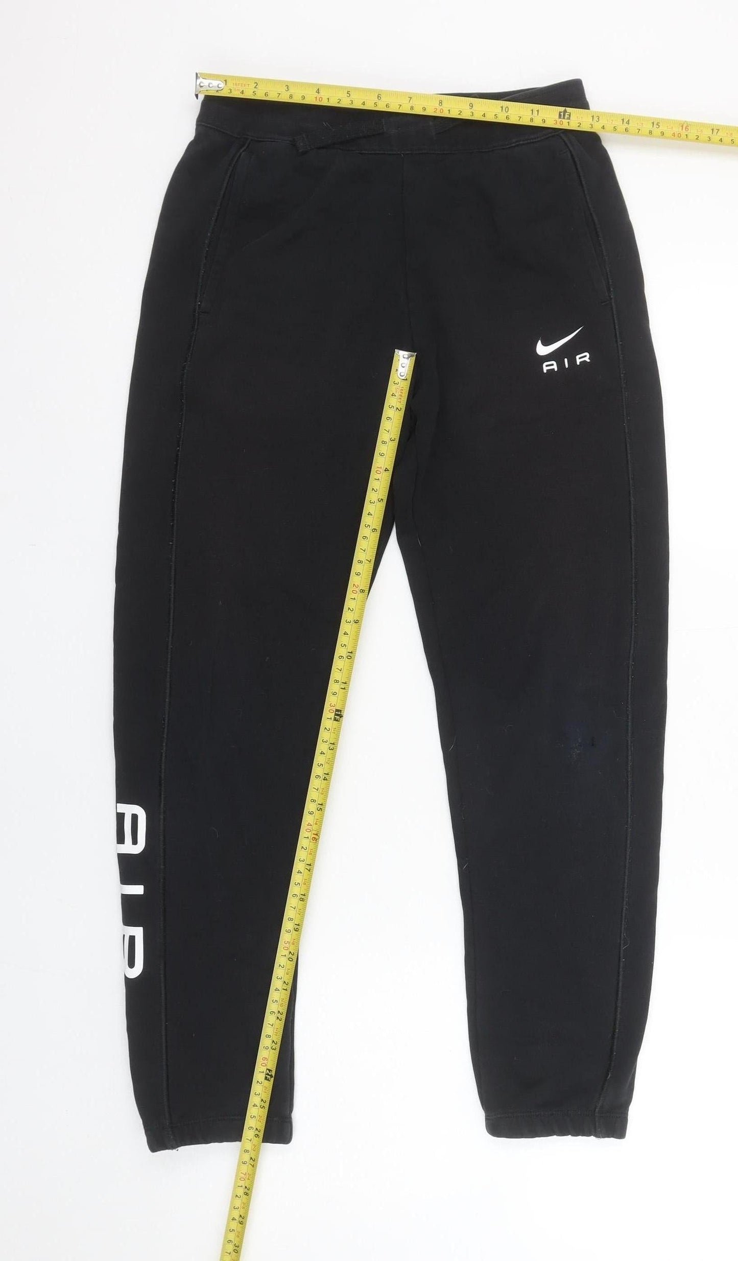 Boys UK Size 14 Years Nike Regular Fit Jogger Black Trousers