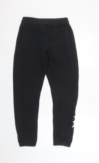 Boys UK Size 14 Years Nike Regular Fit Jogger Black Trousers