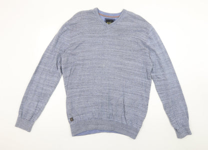 Mens UK Size L 6th Sense Blue Pullover Jumper