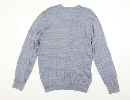Mens UK Size L 6th Sense Blue Pullover Jumper