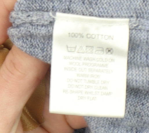 Mens UK Size L 6th Sense Blue Pullover Jumper