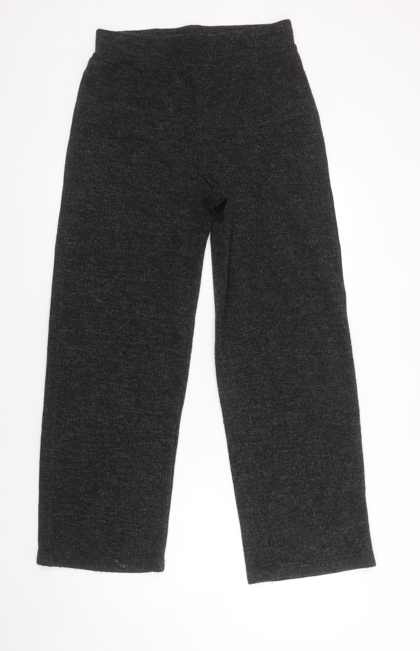 Womens UK Size M Pieces Regular Fit Casual Travel Grey Trousers