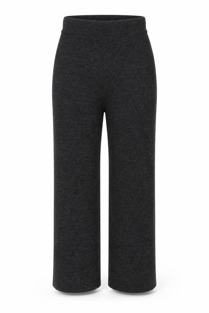 Womens UK Size M Pieces Regular Fit Casual Travel Grey Trousers