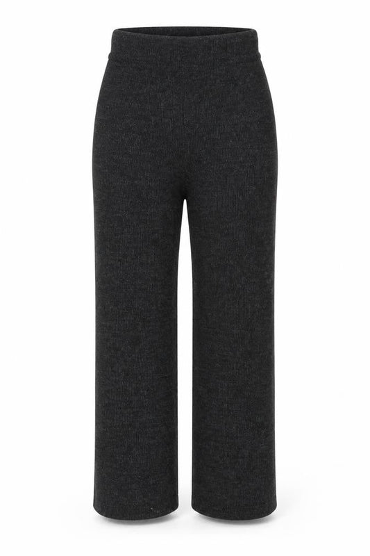 Womens UK Size M Pieces Regular Fit Casual Travel Grey Trousers