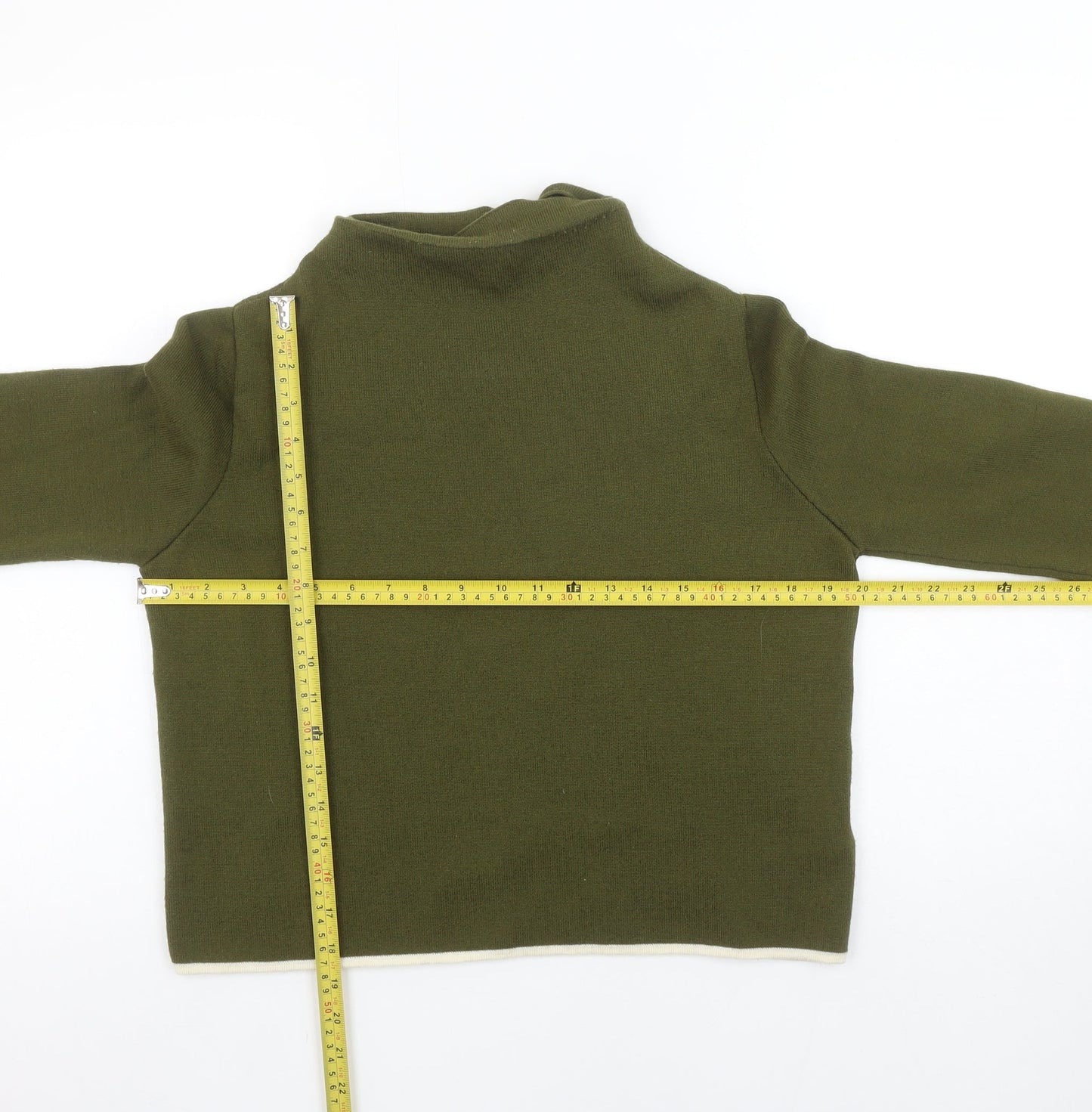 Womens UK Size 8 Topshop Green Pullover Jumper