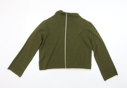 Womens UK Size 8 Topshop Green Pullover Jumper
