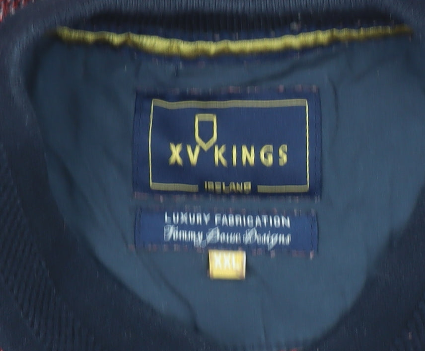 Mens UK Size 2XL XV Kings 100% Cotton Polo Shirt