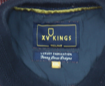 Mens UK Size 2XL XV Kings 100% Cotton Polo Shirt