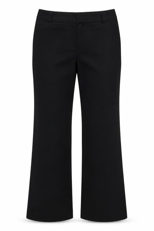 Womens UK Size 12 Dorothy Perkins Regular Fit Dress Pants Black Trousers