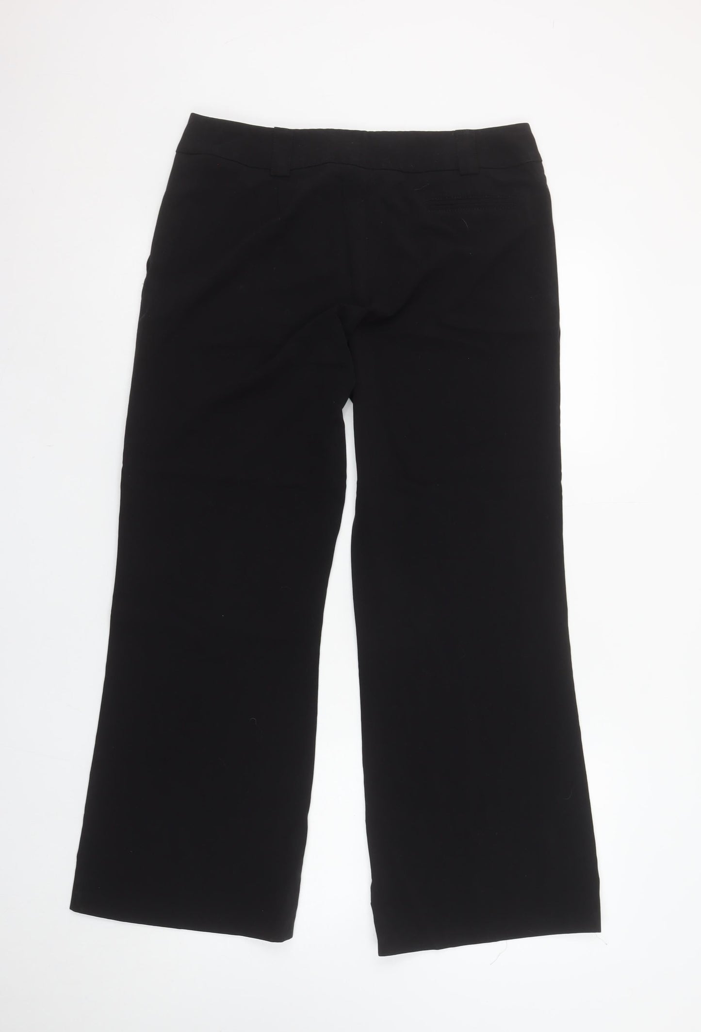 Womens UK Size 12 Dorothy Perkins Regular Fit Dress Pants Black Trousers