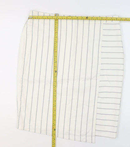 Womens UK Size 16 Mint Velvet Straight & Pencil Jersey Skirt