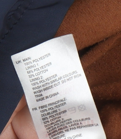 Womens UK Size 6 White Stuff Blue Parka Coat