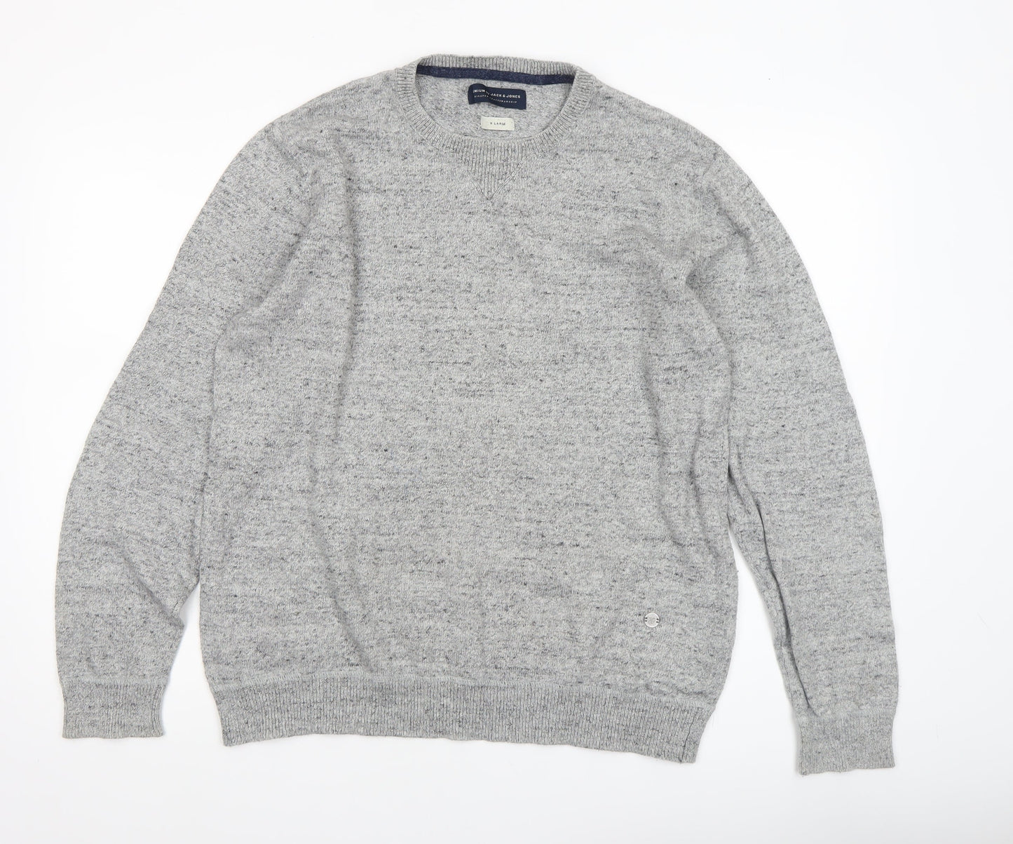 Mens UK Size XL JACK & JONES Grey Pullover Jumper