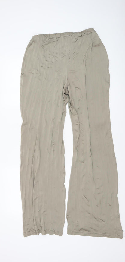 Womens UK Size 14 Master & Margarita Relaxed Fit Casual Travel Beige Trousers