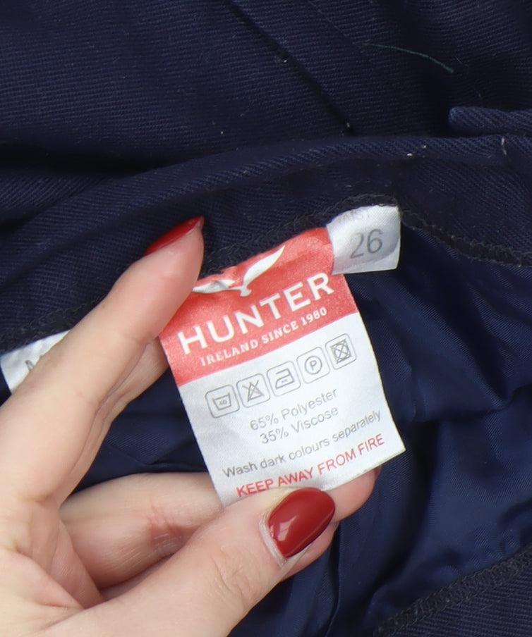 Womens UK Size 26 Hunter Straight & Pencil Twill Skirt