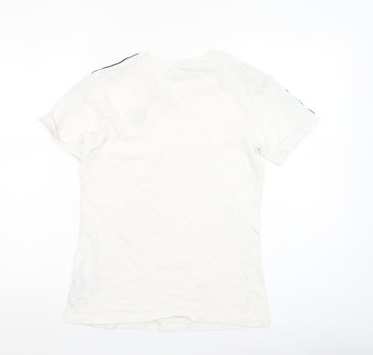 Womens UK Size XS adidas White Basic T-Shirt