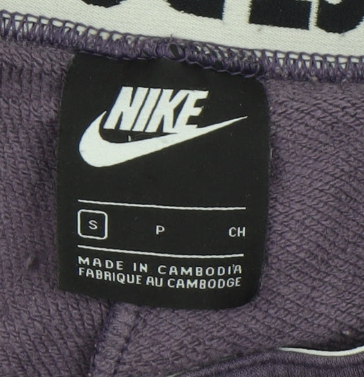 Mens UK Size S Nike Regular Fit Jogger Purple Trousers